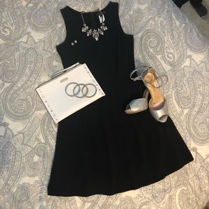 Black dress- sweater material